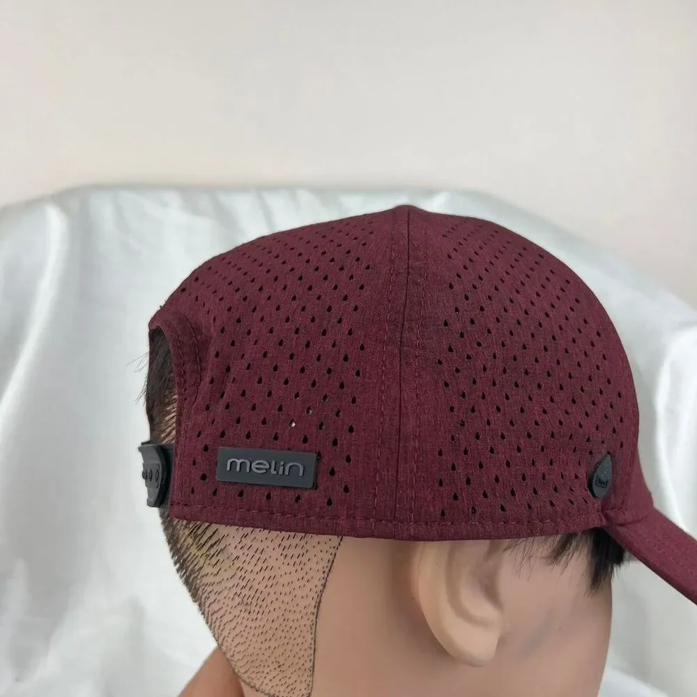 Melin Hydro A-Game - Heather Maroon Burgundy Hat Cap